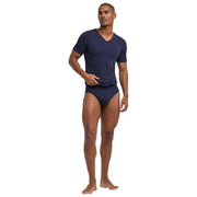 Falke Daily Seamless Brief - Minuit Marine