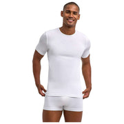 Falke Daily Seamless T-Shirt à Col Rond - Blanc