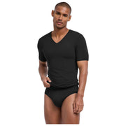 Falke Daily Seamless T-Shirt à Col en V - Noir