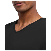 Falke Daily Seamless T-Shirt à Col en V - Noir