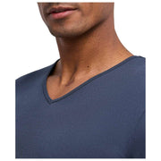 Falke Daily Seamless V-Col T-Shirt - Gris Carbone