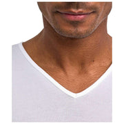 Falke Daily Seamless T-Shirt à Col en V - Blanc
