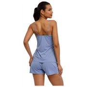 Haut de Chemise Falke Delicate Touch - Bleu Acier