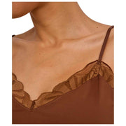Haut de chemise Falke Delicate Touch - Deer Brown