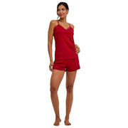 Falke Delicate Touch Chemise Top - Vintimille Rouge