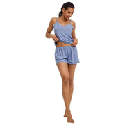 Short Falke Delicate Touch - Bleu Acier