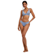 Falke Delicate Touch Triangle Bralette - Bleu Acier