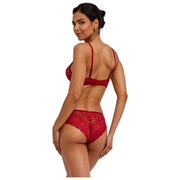 Falke Delicate Touch Triangle Bralette - Vintimille Rouge