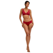 Falke Delicate Touch Triangle Bralette - Vintimille Rouge