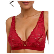 Falke Delicate Touch Triangle Bralette - Vintimille Rouge