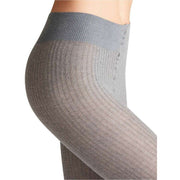 Falke Family Rib Tights - Light Grey Mel