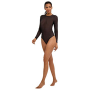 Falke Private Sheer Lines Body String - Noir