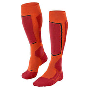 Falke SK2 Intermediate Wool Skiing Knee-High Socks - Flash Orange