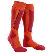 Falke SK2 Intermediate Wool Skiing Knee-High Socks - Flash Orange