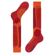Falke SK2 Intermediate Wool Skiing Knee-High Socks - Flash Orange