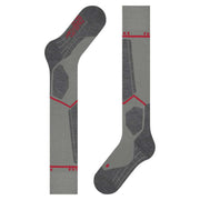 Falke SK4 Advanced Compression Light Skiing Knee-High Socks - Light Grey