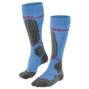 Falke SK4 Advanced Compression Light Skiing Knee-High Socks - Morning Sky Blue
