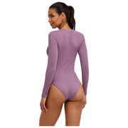 Falke Timeless Cotton Crew Brief Body - Magnolia Lilas