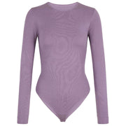Falke Timeless Cotton Crew Brief Body - Magnolia Lilas