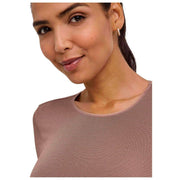Falke Timeless Cotton Crew Brief Body - Milkshake Marron