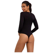 Falke Timeless Cotton Crew String Body - Noir