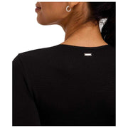 Falke Timeless Cotton Crew String Body - Noir