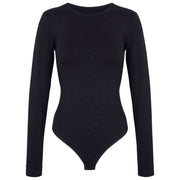 Falke Timeless Cotton Crew String Body - Noir