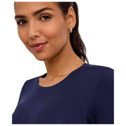 Falke Timeless Cotton Crew String Body - Bleu Espace