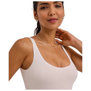 Falke Timeless Cotton Tank String Body - Blanc Perle