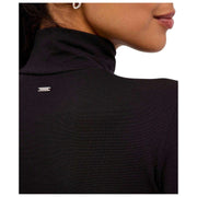 Falke Timeless Body à col roulé en coton - Noir