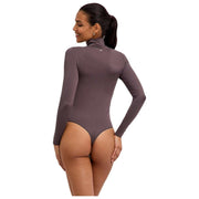 Falke Timeless Cotton Turtle-neck String Body - Gris Fer