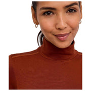 Falke Timeless Cotton Turtle-neck String Body - Mink Brun