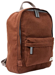 Petit sac à dos en toile de coton Roka Hampton - Lindt Brown