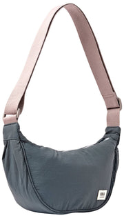 Sac à bandoulière Roka Farringdon Taslon - Gris corbeau