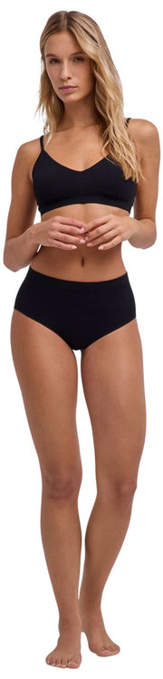 Falke Daily Seamless Mid Taille Slip - Noir