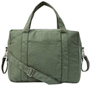 Grand sac pour bébé en toile de coton Roka Somerset - Vert saule