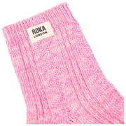 Chaussettes Roka Wallace Crew - Oeillet Rose