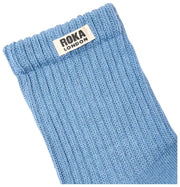 Chaussettes Roka Windsor Solid Crew - Bleu Airforce