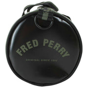 Fred Perry Classic Mini Barrel Bag - Laurel Wreath Vert/Noir