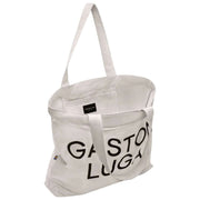 Gaston Luga Sac fourre-tout en toile - Crème Nuage