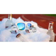 Goodr Iced By Yetis Sunglasses - White