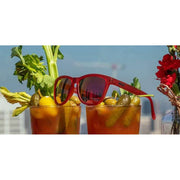 Goodr Phoenix at a Bloody Mary Bar Sunglasses - Red