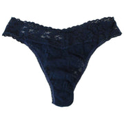 Hanky Panky Signature Lace - Lot de 3 tongs taille basse - Rose pâle/Marine/Bleu céleste