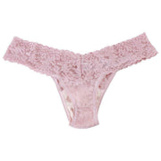 Hanky Panky Signature Lace - Lot de 3 tongs taille originale - Rose pâle/Marine/Bleu céleste