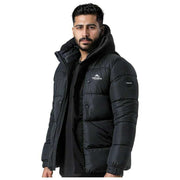 Helvetica Mountain Pioneers Parka à capuche Barnes - Noir