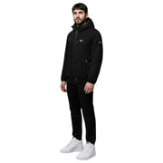 Helvetica Mountain Pioneers Veste coupe-vent à capuche Eyeblock - Noir