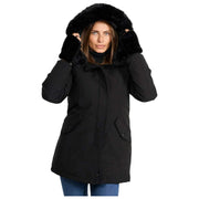 Helvetica Mountain Pioneers Parka à capuche Lilli - Noir/Noir