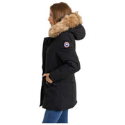 Helvetica Mountain Pioneers Parka à capuche Lilli - Noir/Naturel