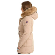 Helvetica Mountain Pioneers Parka à capuche Sarah - Beige taupe