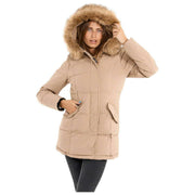 Helvetica Mountain Pioneers Parka à capuche Sarah - Beige taupe